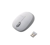 ELECOM-Japan Brand-Wireless Mouse Blue LED 2.4GHz / 3 Button/Fluffy Light Small Lightweight 50g / Silver/M-BL20DBSV