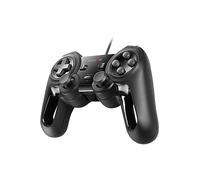 Elecom JC-U4013SBK Gamepad Negro mando y volante - Volante/mando (Gamepad, Analógico, Atrás, Borrar memoria, D-pad, Inicio, Vibración encendida/apagada, Alámbrico, USB 2.0, Negro)