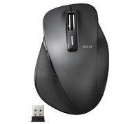 Elecom M-XGL10DB - Ratón (Mano Derecha, Óptico, RF inalámbrico, 2000 dpi, Negro)