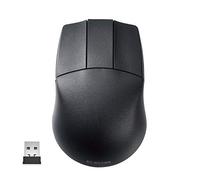 ELECOM - Marca japonesa- Conexión inalámbrica de 2,4 GHz, mouse básico 3D-CAD, sin rueda de desplazamiento, mouse de computadora de 3 botones con seguimiento óptico suave, LED azul, 600/1200 DPI, para