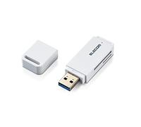 Elecom Memory Card Reader USB3.0 9 x Speed Transfer Stick Type with Strap Hole [White] mr3-d011wh (Japan Import)