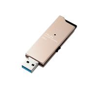 Elecom MF-DAU3016GGD Unidad Flash USB 16 GB USB Tipo A 3.0 (3.1 Gen 1) Negro, Oro - Memoria USB (16 GB, USB Tipo A, 3.0 (3.1 Gen 1), 180 MB/s, Deslizar, Negro, Oro)