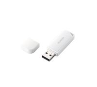 Elecom MF-HMU204GWH Unidad Flash USB 4 GB USB Tipo A 2.0 Blanco - Memoria USB (4 GB, USB Tipo A, 2.0, Tapa, 9 g, Blanco)