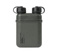 ELECOM NESTOUT 15000mAh Rugged Outdoor Power Bank, IP67 Waterproof, 32W | Shockproof & dustproof, USB-C Fast Charging PD 20W + 2x USB-A output, for Smartphone Tablet Hiking Camping Travel (Olive)