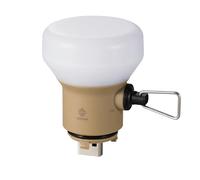 ELECOM NESTOUT - Linterna LED para acampar al aire libre con mini trípode, luz LED suave regulable alimentada por USB, IP44, resistente al agua, al polvo, 10-350 lúmenes, lámpara portátil para banco
