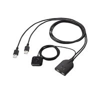 ELECOM PC del rat?n del teclado del interruptor con la mano el interruptor negro KM-A22BBK (jap?n importaci?n)