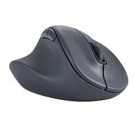 ELECOM Ratón ergonómico inalámbrico Bluetooth para Zurdos, Clic silencioso, 2000 dpi, 5 Botones, Sensor óptico, Compatible con PC, Mac, portátil, EX-G, tamaño Negro (M-XGL31BBSKBK)