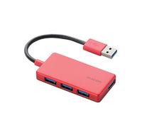 ELECOM U3H-A416BRD USB 3.0 (3.1 Gen 1) Type-A 5000Mbit/s Rojo Nodo - Concentrador (USB 3.0 (3.1 Gen 1) Type-A, USB 3.0 (3.1 Gen 1) Type-A, 0,1 m, 5000 Mbit/s, USB, 0,72 A)