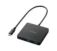 Elecom U3HC-A413BBK hub de interfaz USB 3.0 (3.1 Gen 1) Type-A 5000 Mbit/s Negro - Concentrador (USB 3.0 (3.1 Gen 1) Type-A, USB 3.1 (3.1 Gen 1) Type-A, 5000 Mbit/s, Negro, 0,3 m, USB)
