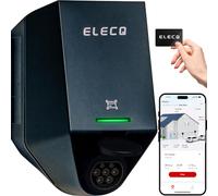 ELECQ Wallbox 7,4 kw monofasico | 4G OCPP App RFID WiFi | Gestión Activa de la Carga & Carga Solar fotovoltaica (Requiere Power Monitor) | 32A Tipo 2 Estación de Carga Coche Electrico para casa