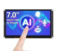 ELECROW ESP32 Display 800×480, pantalla táctil HMI Advanced ESP32 IPS de 7 pulgadas, compatible con interacción de voz IA, procesador LX7 de doble núcleo de 32 bits, hasta 240 MHz, compatible con