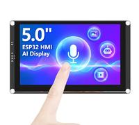 ELECROW Pantalla ESP32 de 800 × 480, pantalla táctil HMI ESP32 IPS de 5 pulgadas, compatible con interacción de voz IA, procesador LX7 de doble núcleo de 32 bits, hasta 240 MHz, compatible con Arduino