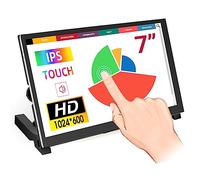ELECROW Raspberry Pi Screen, 7 Inches Touch Screen Monitor 1024x600 Portable Monitor for Raspberry Pi, PC, Game Consoles, BB Black, Banana Pi, Jetson Nano