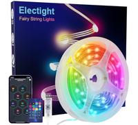 Electight 5M Tira LED Navidad Inteligente [Mando a distancia], Cadena de Luces Color, IP65 Impermeable, Control APP & Bluetooth, para Interiores, Exteriores, Navidad, Halloween, Boda, Jardín, Fiesta