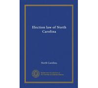 Election law of North Carolina