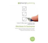 Elections in Suriname: Election, Politics of Suriname, Head of state, President, Legislature, National Assembly of Suriname, Proportional representation, Multi-party