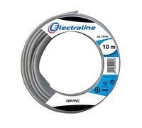 Electraline 11418, Cable FEP/PVC, sección 2x075 mm, Transparente, 10 Mt