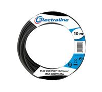 Electraline 13141 - Cable unipolar FS17, sección 1 x 2,5 mm², negro, 10 m