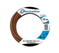 Electraline 13151 - Cable unipolar FS17, sección 1 x 2,5 mm², marrón, 10 m