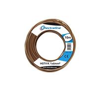 Electraline 15291, H07V-K Cable, Sección 1x6 mm, 10m, Marron