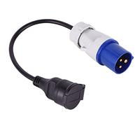 Electraline 20848043M - Adaptador Macho CEE a Hembra