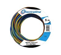 Electraline 25148 - H07V-K Cable, Sección 1 x 2.5 mm, 5m, multicolor