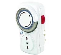 Electraline 58105 - Programador Programador Semanal, 16 A, Blanco