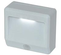 Electraline 58305 Luz de noche LED con sensor de movimiento y Crepúsculo, White