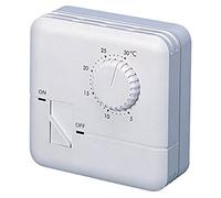 Electraline 59211 - Termostato manual, color blanco