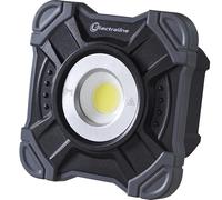 Electraline 63433 - Mini proyector LED compacto, 1000 lúmenes, 10 W, con gancho, imán, batería recargable de 2200 mAh