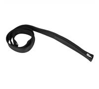 Electraline 71719 Recogedor de cable con cremallera, longitud 1,5 metros, diámetro 25 mm, negro, funda recoge cable elástico, solución oculta cable para oficina, casa, garaje, etc.