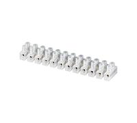 Electraline 80596 - Regleta de conexión (12 tomas, 4 mm²), transparente