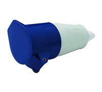 Electraline 80847 - Enchufe hembra, color blanco