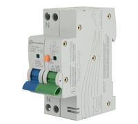 Electraline 87014 Interruptor magnetotermico diferencial (RCBO), 16 A, tipo A, curva C, sensibilidad 30 mA, conexión 1P+N