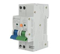 Electraline 87015 Interruptor magnetotermico diferencial (RCBO), 32 A, tipo A, curva C, sensibilidad 30 mA, conexión 1P+N