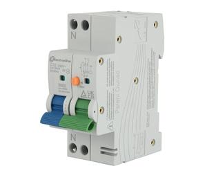 Electraline 87015 Interruptor magnetotermico diferencial (RCBO), 32 A, tipo A, curva C, sensibilidad 30 mA, conexión 1P+N