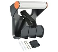 Electraline 94021 Carrete de Cable de extensión, enrollacables, suporte portátil para entollar prolungadores con manija ergonómica y Set para Montaje en Pared, Puede enrollar hasta 25 M de Cable