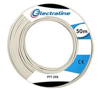 Electraline LMF901550894 Cable telefónico (PTT 298 ADSL 4P), Color Marfil, 50 m