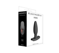 ElectraStim Plug anal Rocker Butt – de silicona ergonómica, electroestimulador, negro, pequeño