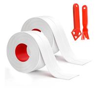 Electri-HQ Cinta Baño Selladora, Tamaño de cada rollo 5m*3.8mm，Blanco Cinta de Sellado Impermeable Autoadhesivas, para Coche,Bañera,Puerta,Ventana,Fregadero de Cocina (2)