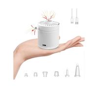 Electric Air Pump, Portable Mini Electric Pump for Inflating and Deflate, Rechargable Travel Air Pump with LED Light