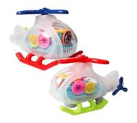 Electric Airplane Toy, Plane With Flashing Lights, Mechanical Bump & Go Motion, Colorful Sound Effects, Battery Operated Toy, Crafted From Safe Odorless Materials, 8.66*5. 11 x 4,72