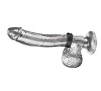 Electric Anillos marca Blue Line C & B Gear Cockring Velcro Leather