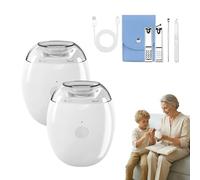 Electric Automatic Nail Clipper & Trimmer, Easy Nail Trimmer Electric Nail File, Electric Toe Nail Clippers with LED Light, Universal Automatic Fingernail Grinder for Adults and Children (2Pcs)