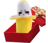 Electric Banana Stuffed Toy Music Sensory Doll Touch Activated For Nursery