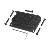 Electric Bass - Puente fijo de 6 cuerdas de doble canal, accesorio profesional, parte fija de guitarra