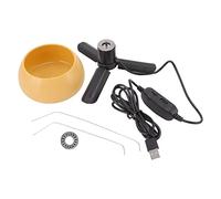Electric Bead Spinner, Forward Reverse, Jewelry Making, Semi Automatic Bead Spinner, USB Powered, DIY Bracelets and Necklaces, Necklace Making Machine with Needles and Thread