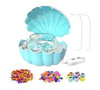 Electric Bead Spinner Necklace - Shell Shape Automatic Jewelry Maker, USB Charging Spinner Necklaces , Adjustable Beading Machine Necklace Adult Kids Friends with Durable Lightweight Construction