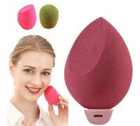 Electric Beauty Sponge, vibrating Makeup Blender, Liquid Cream Powder Blender, Makeup Blending Sponge, Electric Sponge Blender, Vibrating for Liquid, Cream and Powder