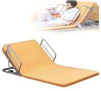 Electric Bed Backrest, Medical Pillow Lifter, Portable Adjustable Sit-Up Back Rest Stainless Steel Tubes and Breathable Fabric Disability Backrest Bed Support for Neck Head and Lumbar Support, JYLSS